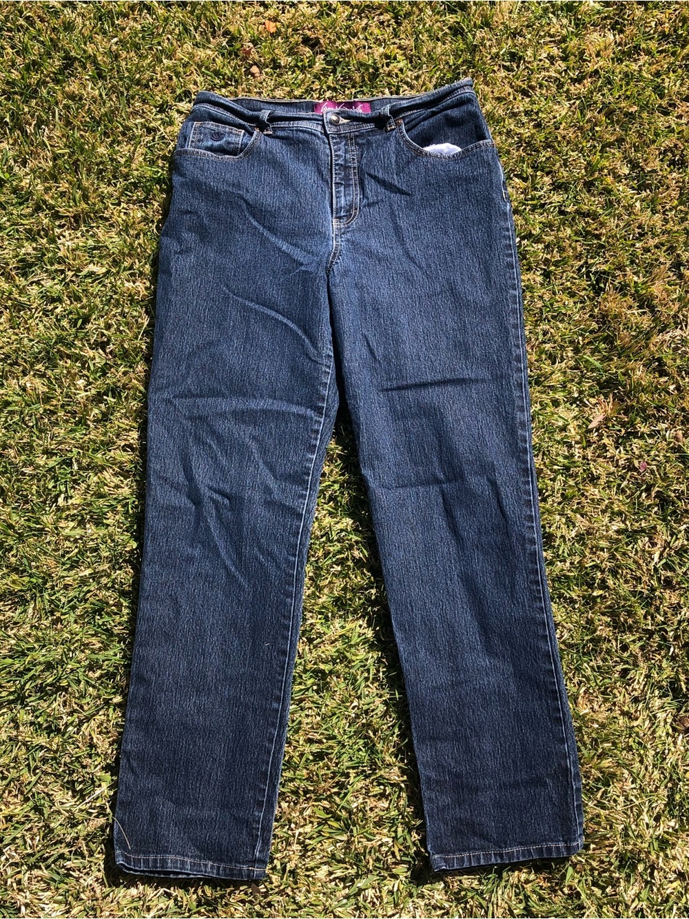 Gloria Vanderbilt Size 10 High Rise Blue Jeans Average Fit